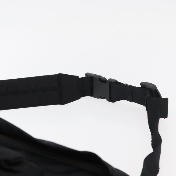 BALENCIAGA Body Bag Nylon Black 661862 Auth am11295