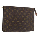 LOUIS VUITTON Monogram Poche Toilette 26 Pouch M47542 LV Auth am11296-1