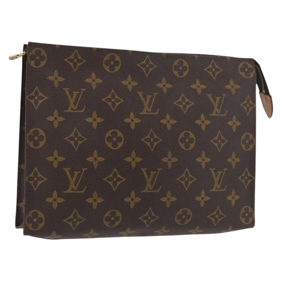 LOUIS VUITTON Monogram Poche Toilette 26 Pouch M47542 LV Auth am11296