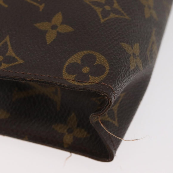 LOUIS VUITTON Monogram Poche Toilette 26 Pouch M47542 LV Auth am11296