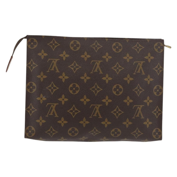LOUIS VUITTON Monogram Poche Toilette 26 Pouch M47542 LV Auth am11296