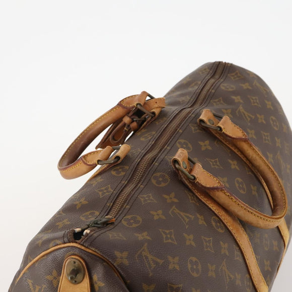 LOUIS VUITTON Monogram Keepall 45 Boston Bag M41428 LV Auth am11297