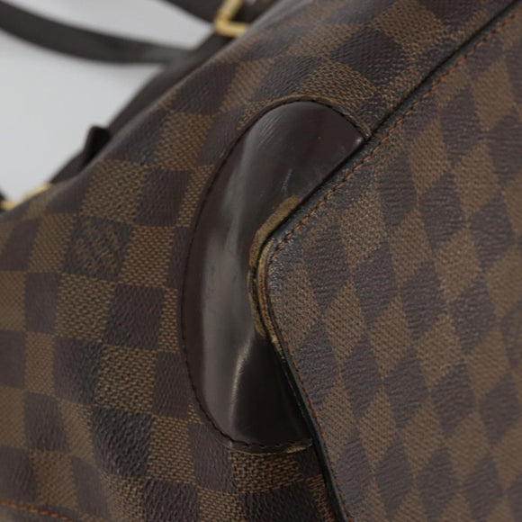 LOUIS VUITTON Damier Ebene Hampstead MM Tote Bag N51204 LV Auth am11299