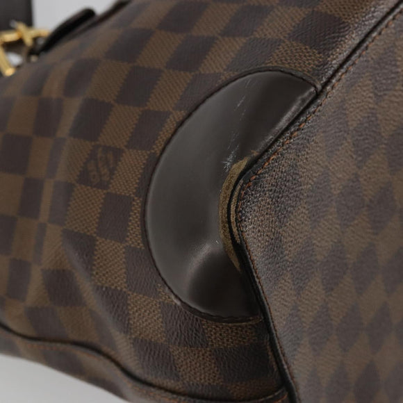 LOUIS VUITTON Damier Ebene Hampstead MM Tote Bag N51204 LV Auth am11299