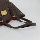LOUIS VUITTON Damier Ebene Hampstead MM Tote Bag N51204 LV Auth am11299-7