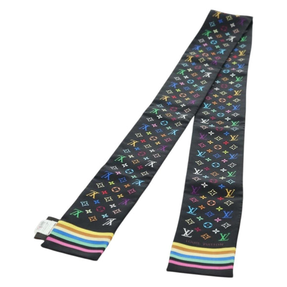 LOUIS VUITTON Bando Scarf Silk Multicolor M71992 LV Auth am11305V
