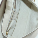 GUCCI Hand Bag Leather White Gold 145999 Auth am11306A-19