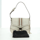 GUCCI Hand Bag Leather White Gold 145999 Auth am11306A-26
