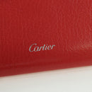 CARTIER Card Case Leather Bordeaux Auth am11308V-12