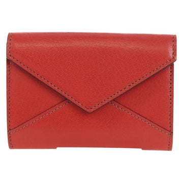 CARTIER Card Case Leather Bordeaux Auth am11308V - 0