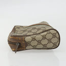 GUCCI GG Supreme Web Sherry Line Clutch Bag PVC Beige Red 89 01 012 Auth am11316-5