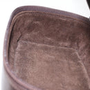 GUCCI Horsebit Vanity Bag Leather Dark Brown Gold 032 1956 0141 Auth am11317-19