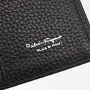 Salvatore Ferragamo Gancini Bifold Wallet Leather Black Auth am11324A-9