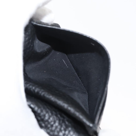 Salvatore Ferragamo Gancini Bifold Wallet Leather Black Auth am11324A