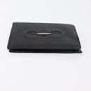 Salvatore Ferragamo Gancini Bifold Wallet Leather Black Auth am11324A-6