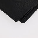 Salvatore Ferragamo Gancini Bifold Wallet Leather Black Auth am11324A-14