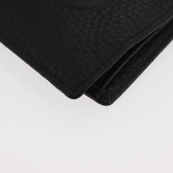 Salvatore Ferragamo Gancini Bifold Wallet Leather Black Auth am11324A