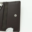 BURBERRY Nova Check Key Case Canvas Beige Brown Auth am11325V-20