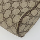 GUCCI GG Supreme Old Web Sherry Line Bag PVC Beige Red 01 012 53 Auth am11329A-10