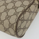 GUCCI GG Supreme Old Web Sherry Line Bag PVC Beige Red 01 012 53 Auth am11329A-8
