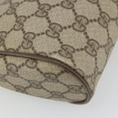 GUCCI GG Supreme Old Web Sherry Line Bag PVC Beige Red 01 012 53 Auth am11329A-9