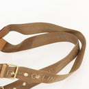 CELINE Macadam Canvas Backpack PVC Leather Brown Gold Auth am11330A-15