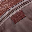 GUCCI GG Canvas Shoulder Bag Beige Silver 114273 Auth am11337A-16