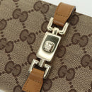GUCCI GG Canvas Jackie Long Wallet Beige Gold 035 3754 2134 Auth am11338V-19