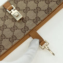 GUCCI GG Canvas Jackie Long Wallet Beige Gold 035 3754 2134 Auth am11338V-8