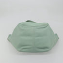 Old Coach Tote Bag Leather Light Blue Gold Auth am11339A-10