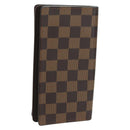 LOUIS VUITTON Damier Ebene Porte Cartes Credit Long Wallet N60825 Auth am11341V-1