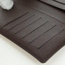 LOUIS VUITTON Damier Ebene Porte Cartes Credit Long Wallet N60825 Auth am11341V-19