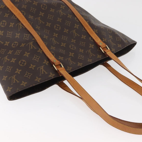 LOUIS VUITTON Monogram Sac Shopping Tote Bag M51108 LV Auth am11346