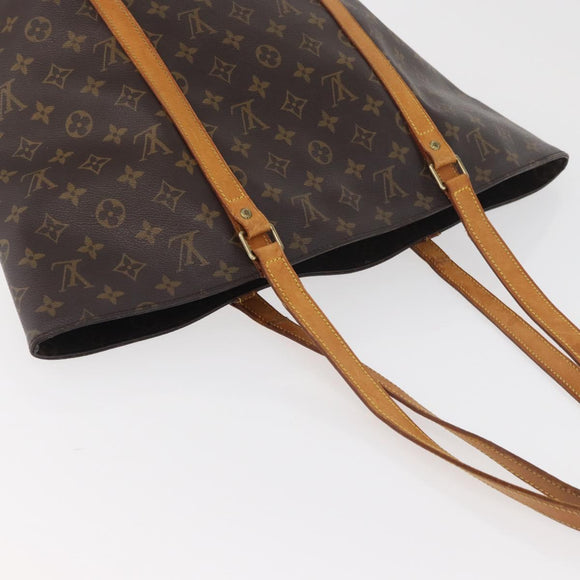 LOUIS VUITTON Monogram Sac Shopping Tote Bag M51108 LV Auth am11348