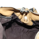 Chloe Paddington Hand Bag Leather Beige Gold Silver Auth am11349V-20