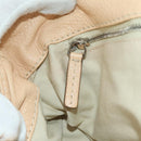Chloe Paddington Hand Bag Leather Beige Gold Silver Auth am11351SAV-24