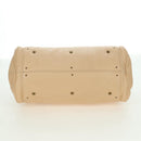 Chloe Paddington Hand Bag Leather Beige Gold Silver Auth am11351SAV-5