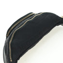 FENDI Zucchino Canvas Mamma Baguette Waist bag Black Gold Auth am11355V-6