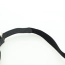 FENDI Zucchino Canvas Mamma Baguette Waist bag Black Gold Auth am11355V-14
