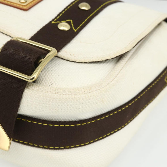 LOUIS VUITTON Antigua Buzzus PM Shoulder Bag Beige Brown M40042 LV Auth am11359A