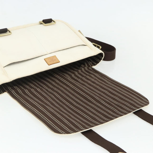 LOUIS VUITTON Antigua Buzzus PM Shoulder Bag Beige Brown M40042 LV Auth am11359A