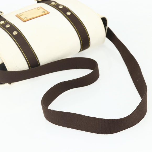 LOUIS VUITTON Antigua Buzzus PM Shoulder Bag Beige Brown M40042 LV Auth am11359A