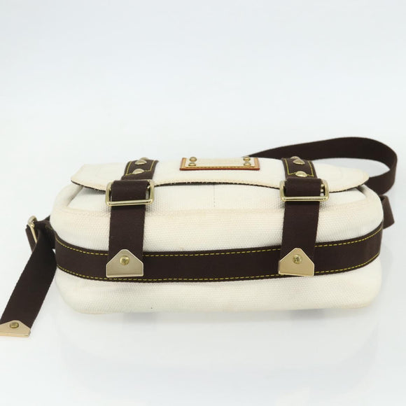 LOUIS VUITTON Antigua Buzzus PM Shoulder Bag Beige Brown M40042 LV Auth am11359A