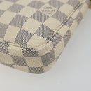 LOUIS VUITTON Damier Azur Pochette Accessoires Pouch N41207 LV Auth am11361V-9