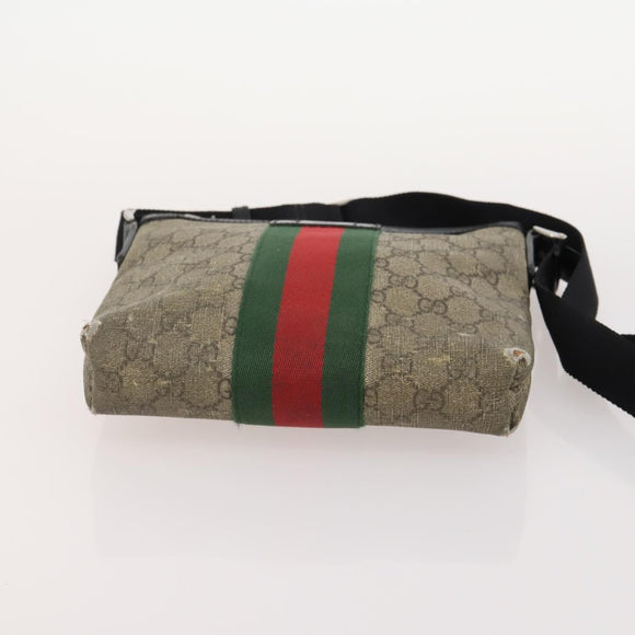 GUCCI GG Canvas GG Supreme Shoulder Bag 3 Set Beige Brown Auth am11364