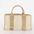 BURBERRY Blue Label Hand Bag Leather Canvas 3 Set Black Brown White Auth am11366-10