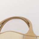 BURBERRY Blue Label Hand Bag Leather Canvas 3 Set Black Brown White Auth am11366-13