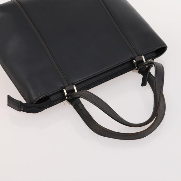 BURBERRY Blue Label Hand Bag Leather Canvas 3 Set Black Brown White Auth am11366