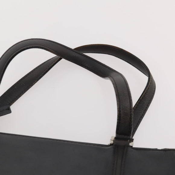 BURBERRY Blue Label Hand Bag Leather Canvas 3 Set Black Brown White Auth am11366