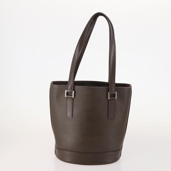 BURBERRY Blue Label Hand Bag Leather Canvas 3 Set Black Brown White Auth am11366